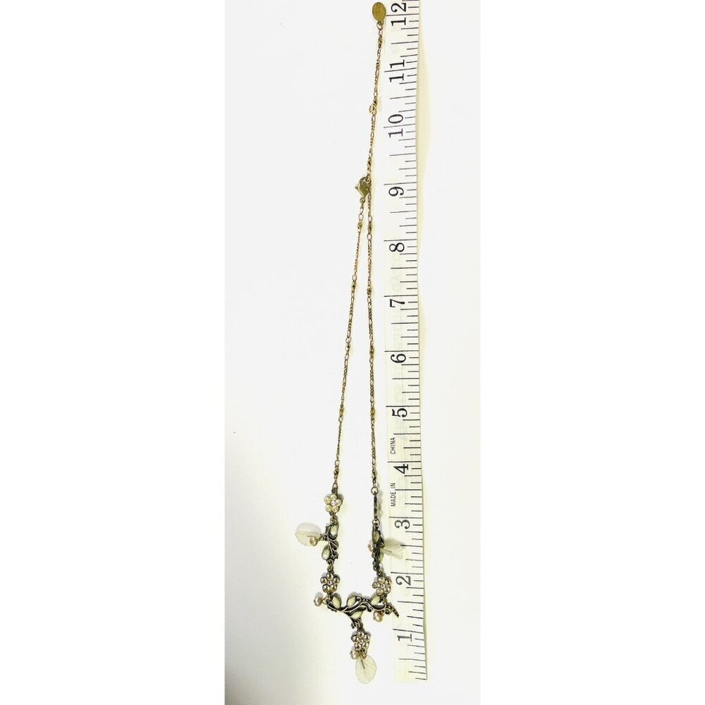 Anne Koplik Necklace Fairy Heirloom Quality Pearl Enamel Crystal Handmade Gift - Picture 6 of 6